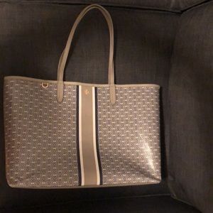 TORY BURCH Gemini Link Coated  Canvas Large Tote